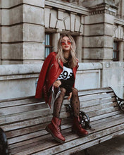 Load image into Gallery viewer, 1460 WOMEN&#39;S SMOOTH LEATHER LACE UP BOOTS CHERRY RED
