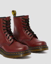 Load image into Gallery viewer, 1460 WOMEN&#39;S SMOOTH LEATHER LACE UP BOOTS CHERRY RED

