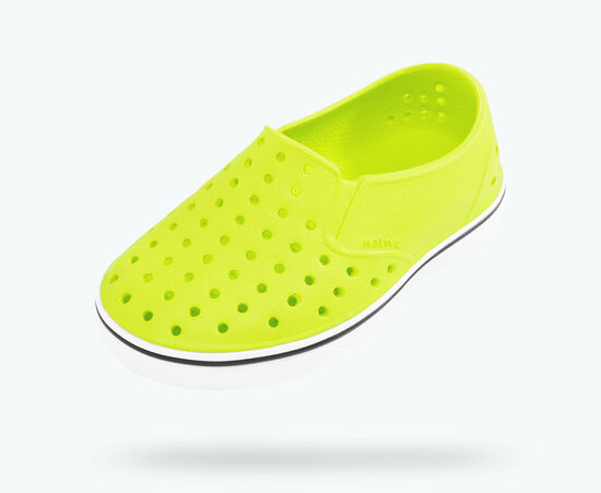 Native Miles Child  Chartreuse Green