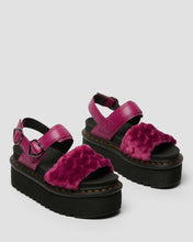 Load image into Gallery viewer, VOSS FLUFFY FAUX FUR PLATFORM SANDALS
