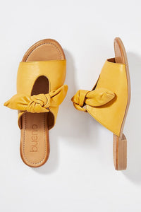JOLEY SLIDE SANDAL Mustard