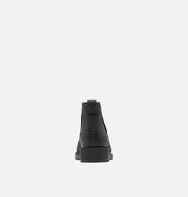 Load image into Gallery viewer, WOMEN’S SOREL EMELIE II CHELSEA WATERPROOF BOOTIE BLACK, SEA SALT
