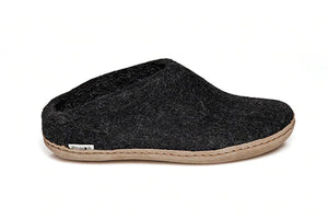 Glerups Slip-on Leather Charcoal