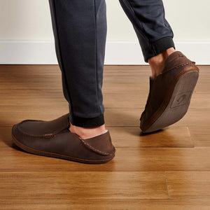 Moloā Men’s Nubuck Leather Slippers