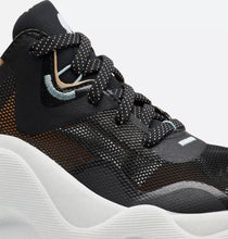 Load image into Gallery viewer, WOMENS KINETIC™ RNEGD FLOAT SNEAKER BLACK,FADED SPARK
