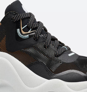 WOMENS KINETIC™ RNEGD FLOAT SNEAKER BLACK,FADED SPARK
