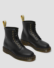 Load image into Gallery viewer, DR MARTEN VEGAN 1460 FELIX LACE UP BOOTS BLACK RUB OFF
