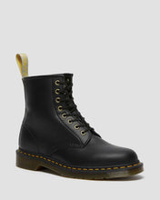 Load image into Gallery viewer, DR MARTEN VEGAN 1460 FELIX LACE UP BOOTS BLACK RUB OFF

