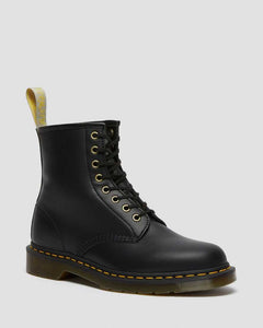 DR MARTEN VEGAN 1460 FELIX LACE UP BOOTS BLACK RUB OFF