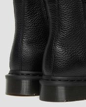 Load image into Gallery viewer, 2976 WOMEN&#39;S LEATHER ZIPPER CHELSEA BOOTS BLACK MILLED NAPPA
