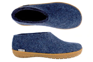 Glerups Shoe Honey Rubber Denim