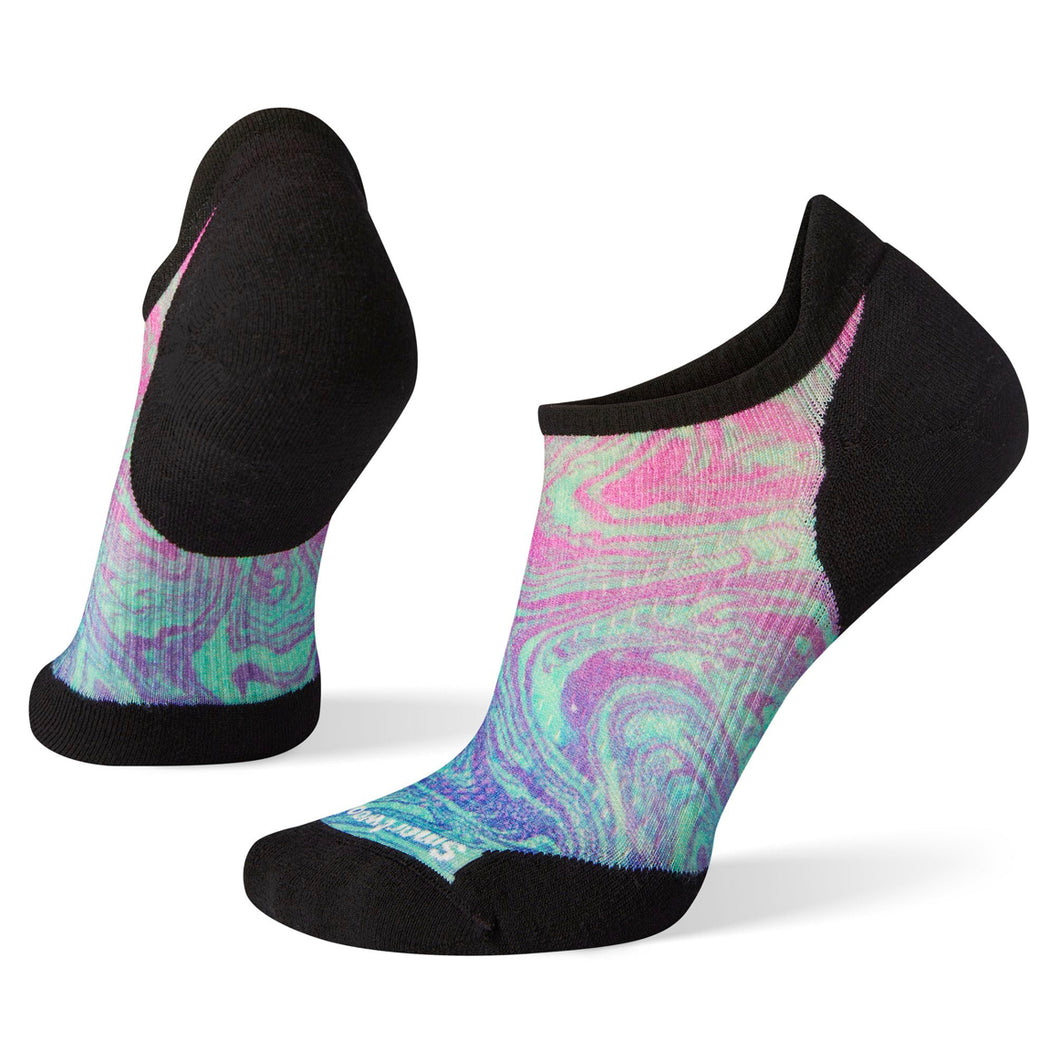 Smartwool Women's PhD® Run Light Elite Marble Wash Print Micro Mint