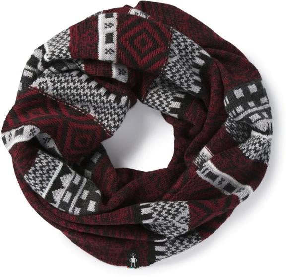 Smartwool Unisex Merino Dazzling Wonderland Infinity Scarf Red