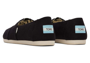 TOMS CLASSIC BLACK ON BLACK CANVAS