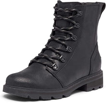 Load image into Gallery viewer, WOMEN’S SOREL LENNOX LACE WATERPROOF BOOT BLACK
