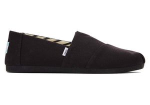 TOMS CLASSIC BLACK ON BLACK CANVAS