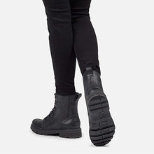 Load image into Gallery viewer, WOMEN’S SOREL LENNOX LACE WATERPROOF BOOT BLACK
