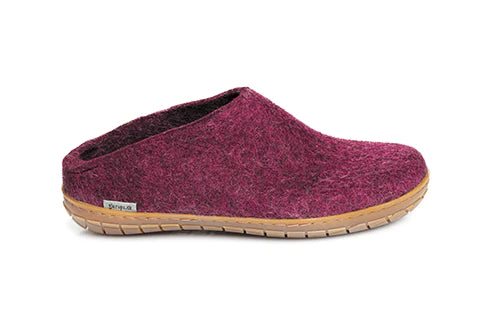 Glerups Slip-on Honey Rubber Cranberry