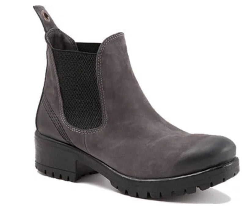 BUENO FLORIDA CHELSEA NUBUCK GREY/BLACK
