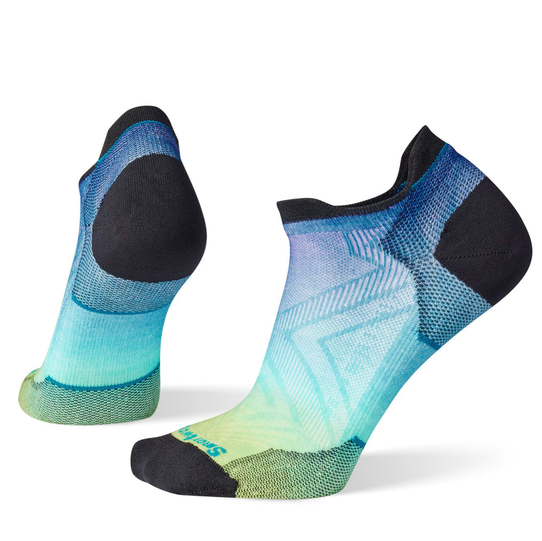 Smartwool Women's Run Zero Cushion Ombre Print Low Ankle Socks Capri
