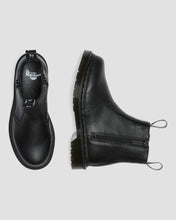 Load image into Gallery viewer, 2976 WOMEN&#39;S LEATHER ZIPPER CHELSEA BOOTS BLACK MILLED NAPPA
