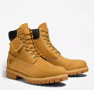 MEN'S TIMBERLAND® PREMIUM 6-INCH WATERPROOF BOOTS WHEAT NUBUCK